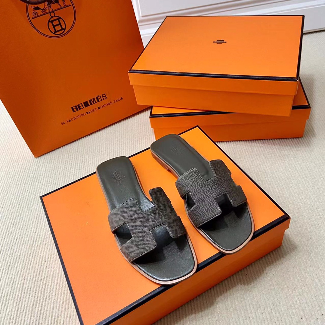 에르메스 올수공 오란 슬리퍼 샌들 앱송 67